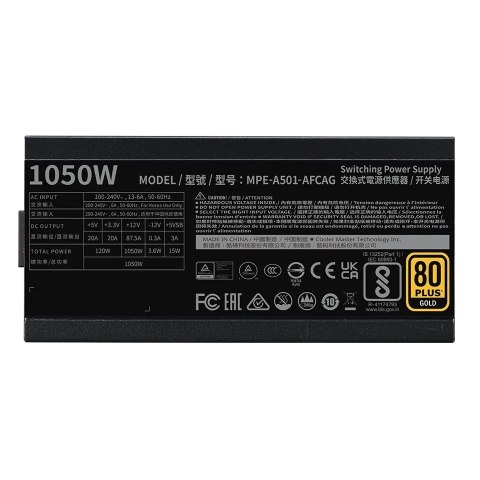 Zasilacz MWE Gold 1050 V2 ATX3.1 Cooler Master