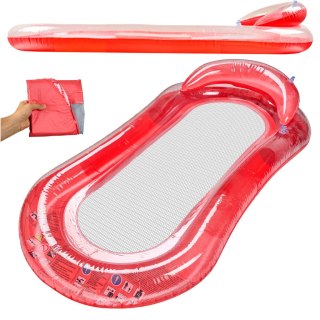 Materac dmuchany do pływania basenu wodny z siatką czerwony BESTWAY 43103 Kik Sp. z o. o. Sp. k.