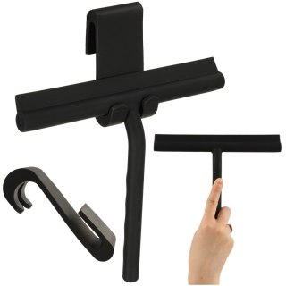 Ściągaczka do wody pary do szyb okien kabin prysznicowych czarna silikonowa Kik Sp. z o. o. Sp. k.