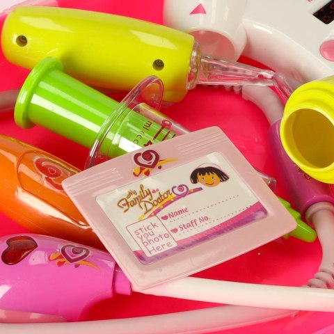 Zestaw lekarza w walizce DOKTOR +światła różowy Kik Sp. z o. o. Sp. k.