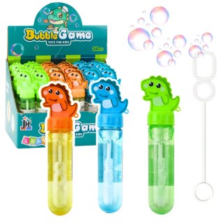 Bańki Mydlane Dinozaur 3 Otwory Do Baniek Mix Kolorów 30ml LEAN TOYS