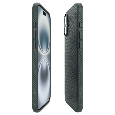 Etui case na iPhone 16 Liquid Air - zielone SPIGEN