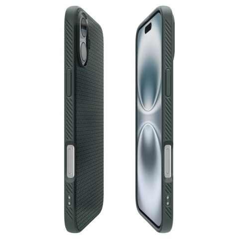 Etui case na iPhone 16 Liquid Air - zielone SPIGEN