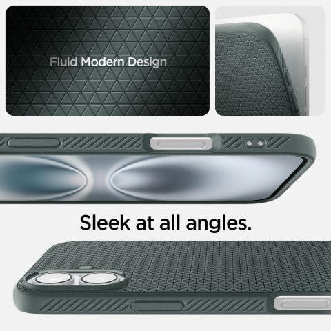 Etui case na iPhone 16 Liquid Air - zielone SPIGEN
