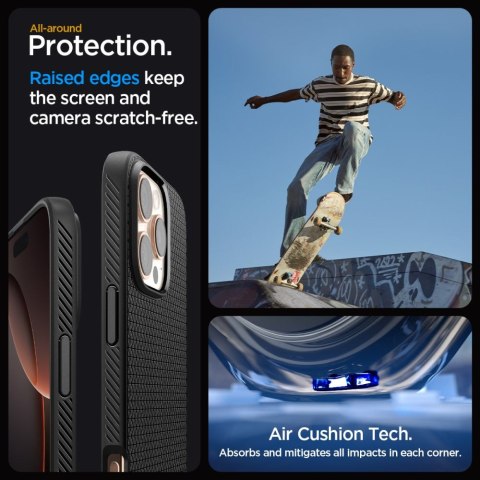 Etui case na iPhone 16 Pro Liquid Air - czarne SPIGEN