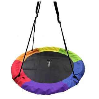 Huśtawka Ogrodowa Bocianie Gniazdo Dla Dzieci Kolorowa 100cm LEAN Sport