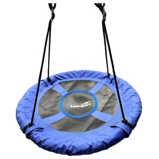 Huśtawka Ogrodowa Bocianie Gniazdo Dla Dzieci Niebieska 80cm LEAN Sport