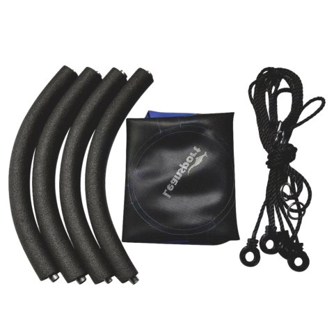 Huśtawka Ogrodowa Bocianie Gniazdo Dla Dzieci Niebieska 80cm LEAN Sport