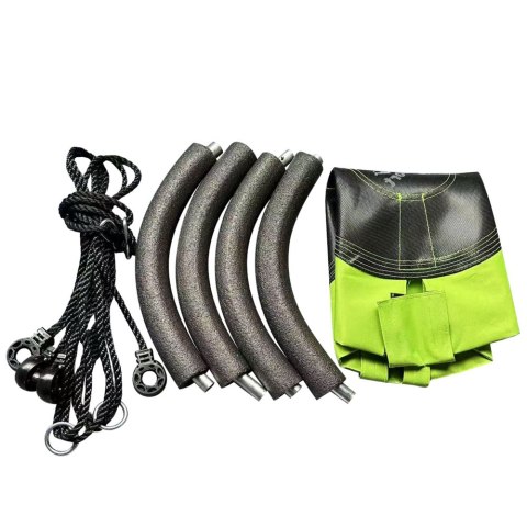 Huśtawka Ogrodowa Bocianie Gniazdo Dla Dzieci Zielona 60cm LEAN Sport