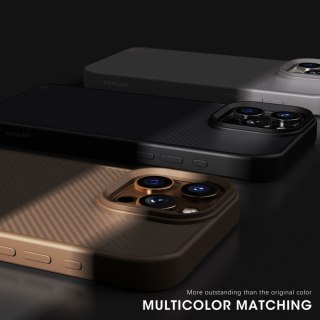 Etui case na Samsung Galaxy S25 Ultra Carbon Fibre Case MagSafe - brązowe WOZINSKY