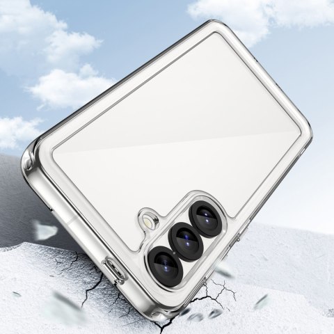 Etui z żelową ramką na Xiaomi Poco M7 5G Outer Space Case - przezroczyste HURTEL