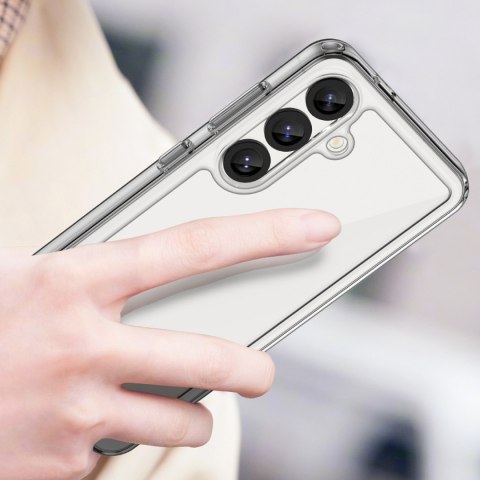 Etui z żelową ramką na Xiaomi Poco M7 5G Outer Space Case - przezroczyste HURTEL