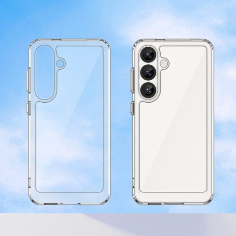 Etui z żelową ramką na Xiaomi Poco M7 5G Outer Space Case - przezroczyste HURTEL