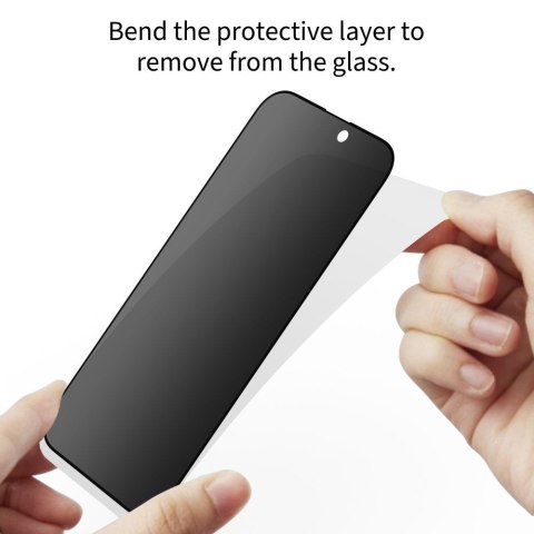 Szkło prywatyzujące na Samsung Galaxy S25 Edge Glass Spy+ - 2 szt. Tech-Protect