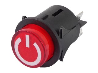 Przycisk Włącznik on/off Do Auta na Akumulator 4 pin LEAN CARS