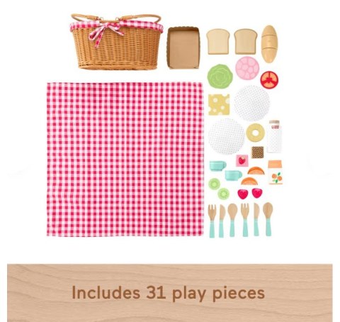 Wooden Koszyk piknikowy Fisher Price