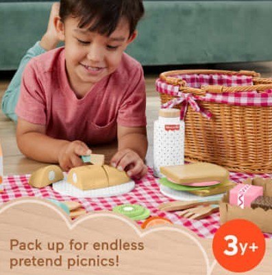 Wooden Koszyk piknikowy Fisher Price