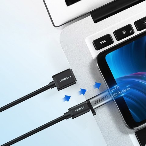 Adapter przejściówka z USB-C na micro USB - szary UGREEN