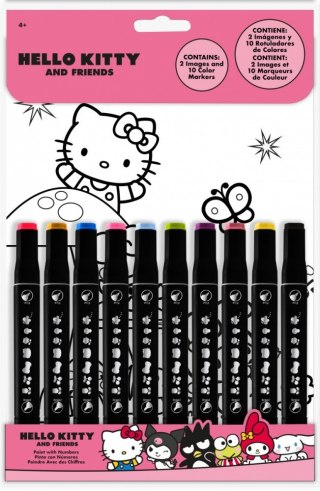 Kolorowanka Hello Kitty malowanie po numerach Kids Euroswan