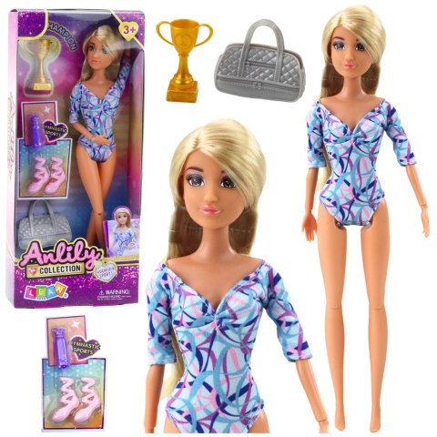 Lalka Anlily Baletnica Ruchome Kończyny Akcesoria Buty Torba Bidon Puchar LEAN Toys
