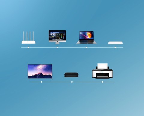 Patchcord kabel przewód sieciowy Ethernet RJ45 Cat 6 UTP 1000Mbps 1m UGREEN