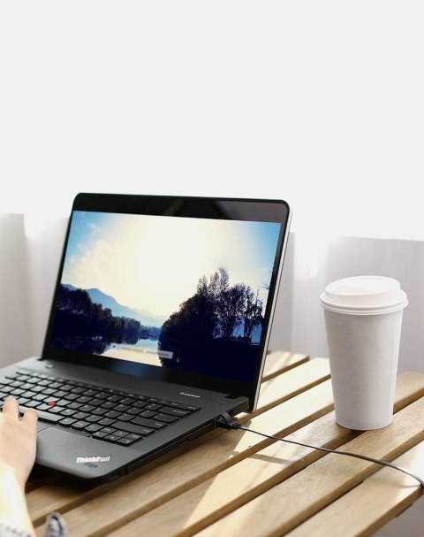 Płaski patchcord kabel przewód sieciowy Ethernet RJ45 Cat 6 UTP 1000 Mbps 1m UGREEN