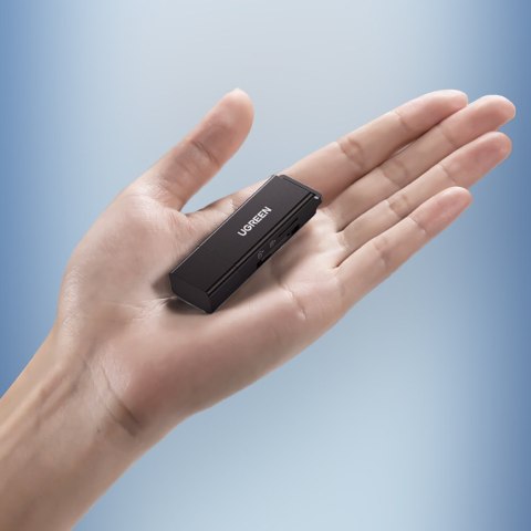 Przenośny czytnik kart TF/SD pod USB 3.0 czarny UGREEN