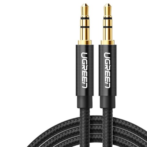 Kabel przewód audio 2x mini jack 3.5mm 2m czarny UGREEN