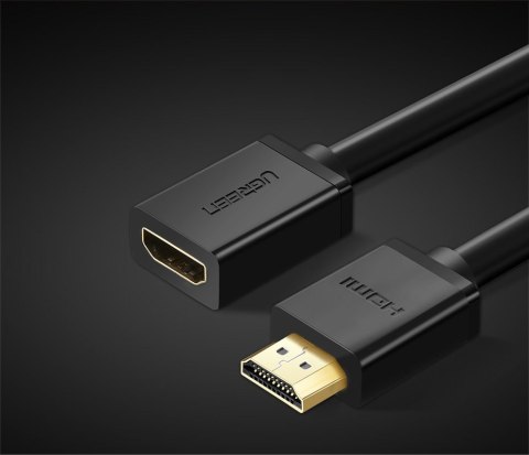 Przedłużacz do kabla przewodu HDMI 1.4v 4K 60Hz 30AWG 2m czarny UGREEN