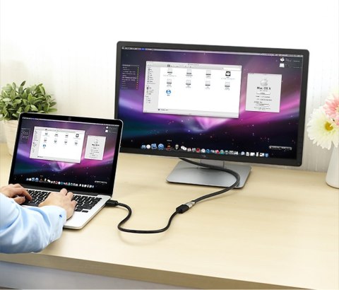 Przedłużacz do kabla przewodu HDMI 1.4v 4K 60Hz 30AWG 2m czarny UGREEN