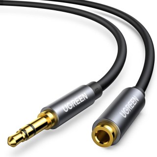 Kabel przedłużacz audio mini jack 3.5mm 5m - srebrny UGREEN
