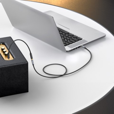 Kabel przedłużacz audio mini jack 3.5mm 5m - srebrny UGREEN