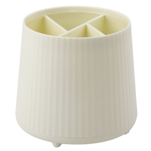 Organizer Na Kosmetyki Artykuły Biurowe 5 Przegród Beżowy LEAN