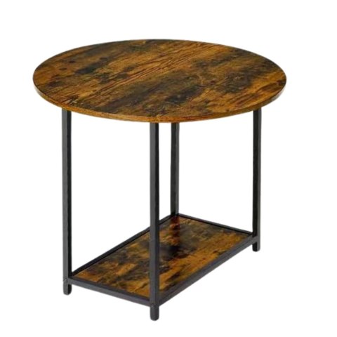 Zestaw Stolików Kawowych 2w1 Vintage Drewno Rustykalne 123x60x51cm LEAN