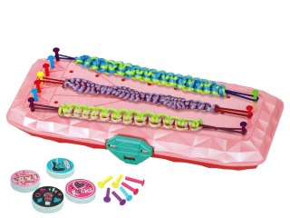 Zestaw do Robienia Bransoletek Pudełko Różowe LEAN Toys