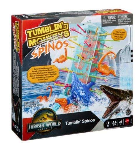 Gra Spadające spinozaury Mattel