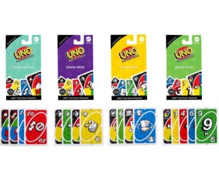 Gra UNO Pakiety uzupełniające display 24 sztuki Mattel
