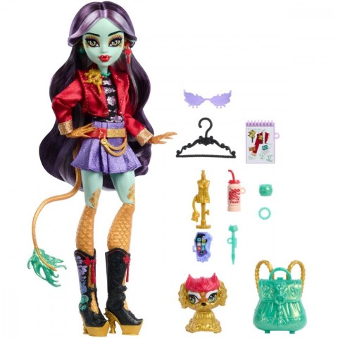 Lalka Monster High Jinafire Long ze zwierzątkiem Mattel