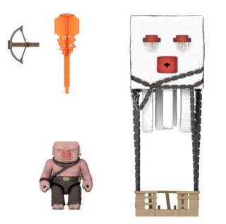 Zestaw z figurką Minecraft Atakujący Ghast z pociskiem Mattel