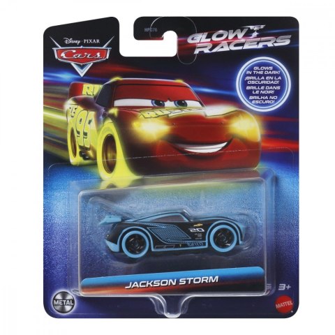 Pojazd Świecący W Ciemności Cars Glow Racers Mattel