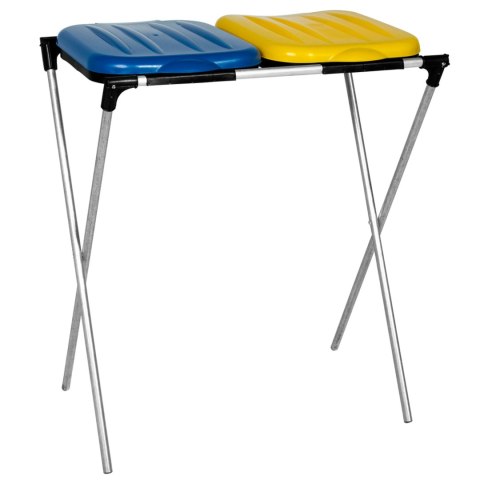 Stojak uchwyt na worki 120L na śmieci do segregacji - 2 rodzaje odpadków GSG24