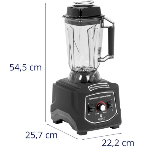 Blender kielichowy z trybem pulsacyjnym 2.5 l 24500 obr./min 1680 W Royal Catering