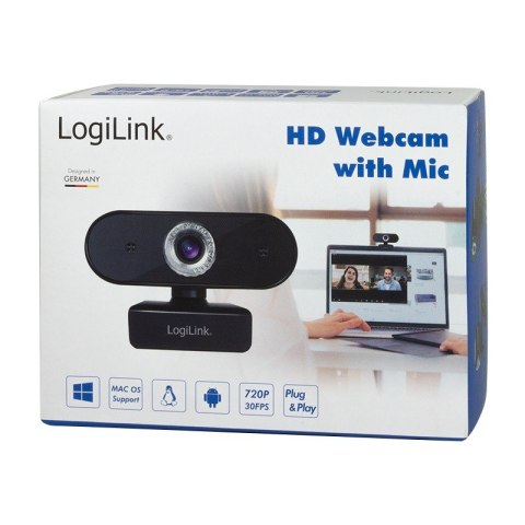 Kamera internetowa HD z mikrofonem LogiLink