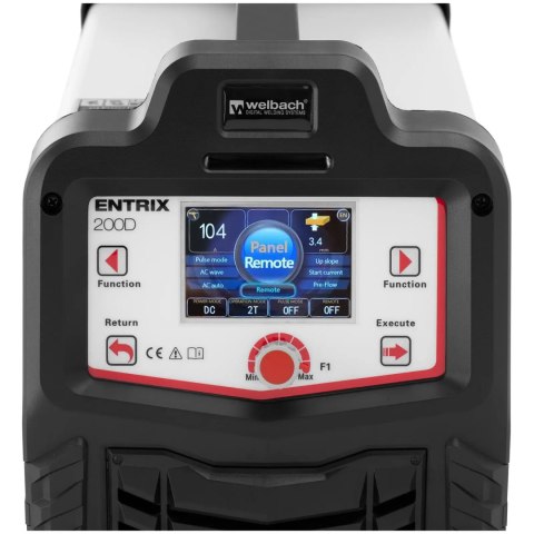 Spawarka cyfrowa do aluminium ENTRIX TIG MMA HF AC/DC Puls 200A Welbach