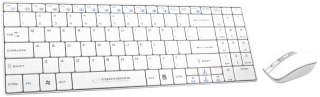 ZESTAW BEZPRZEWODOWY KLAWIATURA SLIM + MYSZ 2,4 GHz EK122W LIBERTY BIAŁY Esperanza