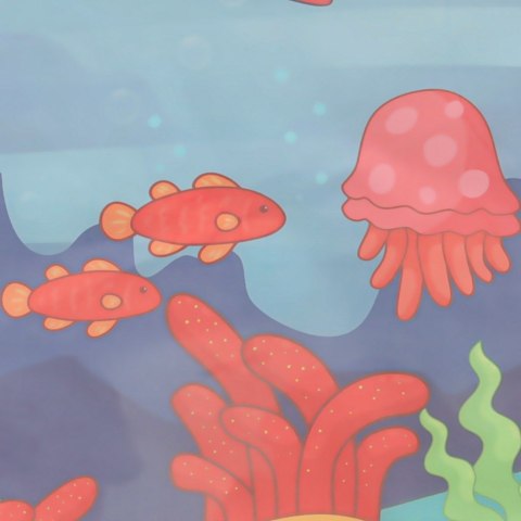 Mata wodna do malowania rysowania wodą mazaki pieczątki szablony wałek okrągła 80cm wodny świat Kik Sp. z o. o. Sp. k.