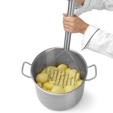 Garnek wysoki Profi Line z pokrywką dno Sandwich 6 l śr. 200 x 190 h - Hendi 832202 Hendi