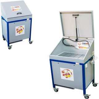 Myjka warsztatowa do części i narzędzi MST 800 z pokrywą mobilna Marwis