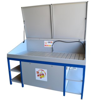 Myjka warsztatowa stół warsztatowy do mycia części i narzędzi MST 2000 z pokrywą Marwis