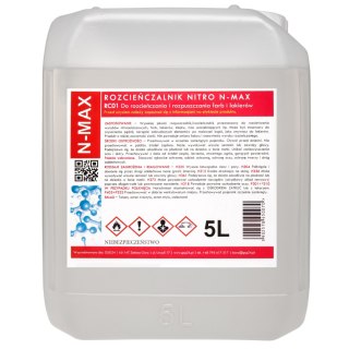 Rozcieńczalnik rozpuszczalnik NITRO RC-01 N-MAX 5L GSG24